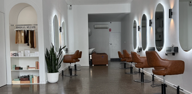 Hair salon Richmond Melbourne interior Hustle & Co